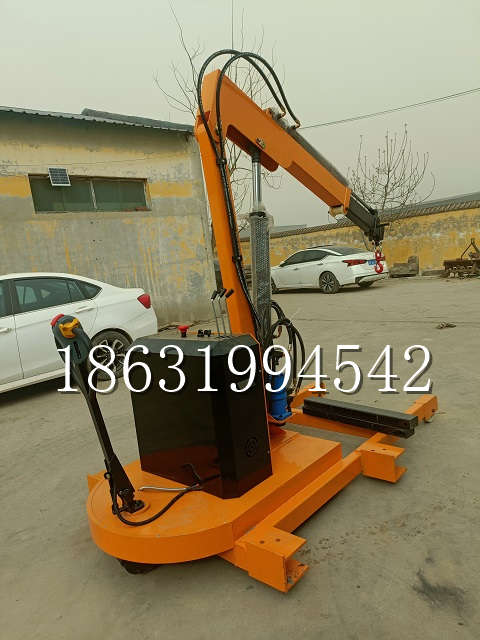 阿尔山市自卸车厢随车吊 自制轮式四不像起重机 四驱平板吊 5吨 贵盛